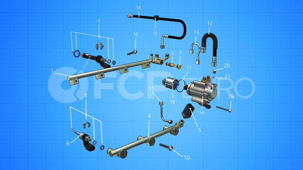 Audi Porsche VW Fuel Injector - Magneti Marelli IWD145 | FCP Euro